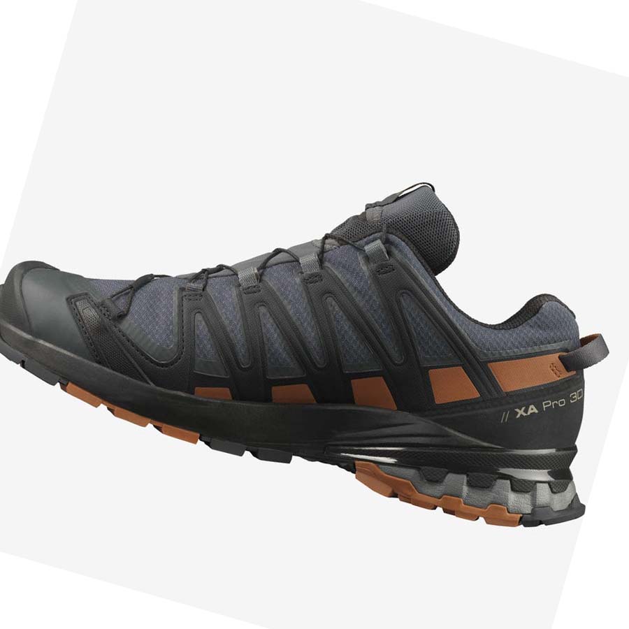 Salomon XA PRO 3D v8 GORE-TEX Erkek Yürüyüş Ayakkabısı Gri | TR 3587BEX